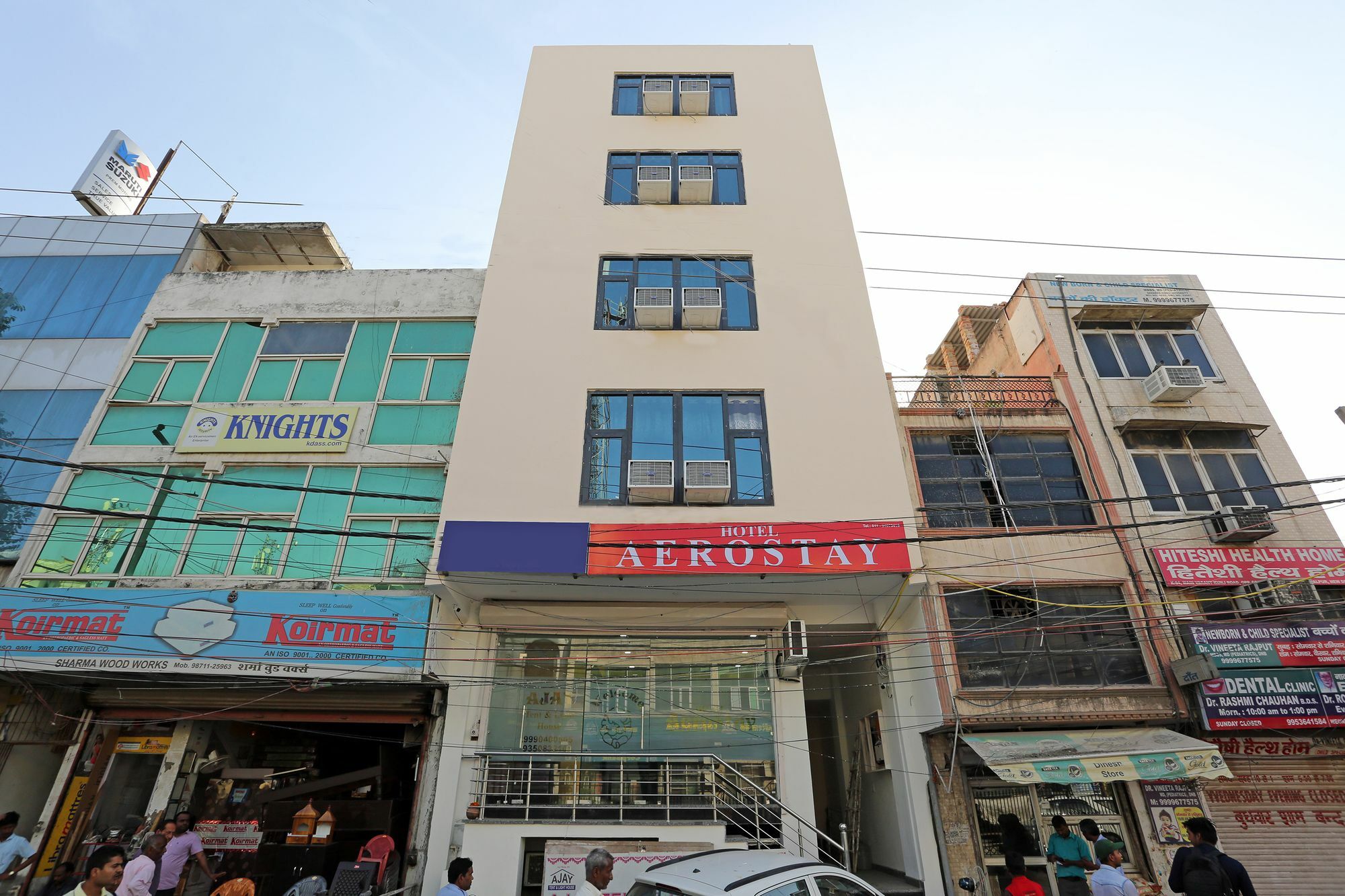 Hotel Aero Stay Samalkha Exterior foto