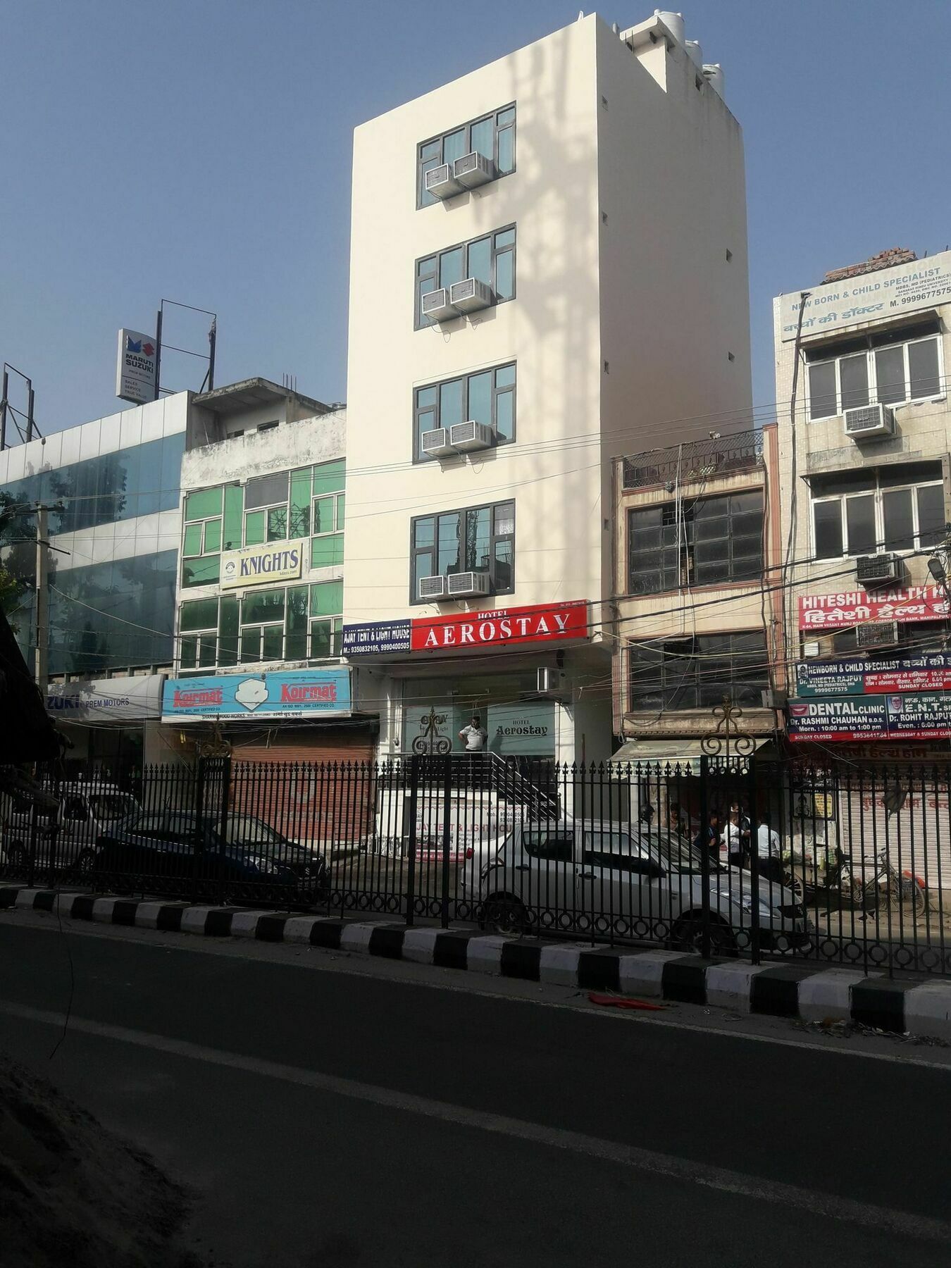 Hotel Aero Stay Samalkha Exterior foto
